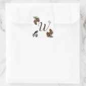Vrede in Natuur Monogram Sticker (Tas)