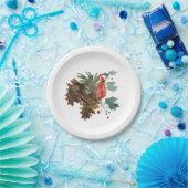 Vrede in Natuur Rode Kardinaal Papier Bord (Feest)