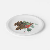 Vrede in Natuur Rode Kardinaal Papier Bord (Gekanteld)