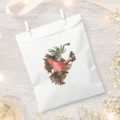 Vrede in Natuur Rode kardinaal voor pleisters Bedankzakje (Geknipt)