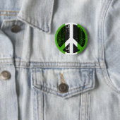 Vrede in Nigeria Ronde Button 5,7 Cm (In situ)