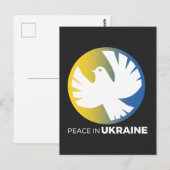 vrede in oekraïne briefkaart (Voorkant / Achterkant)