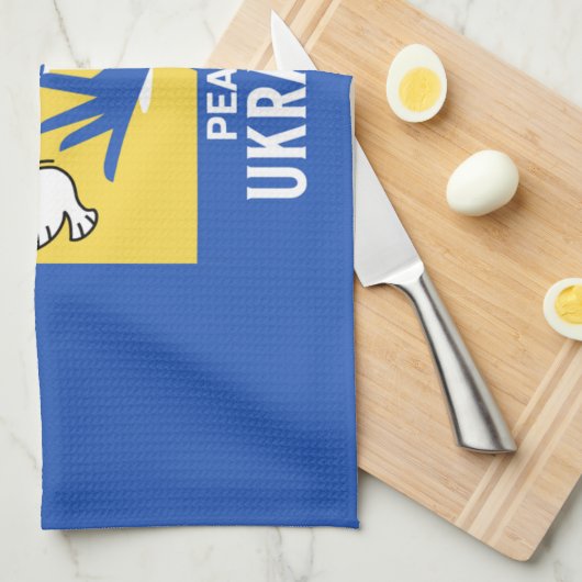 vrede in oekraïne - liefde en steun theedoek (Quarter Fold)