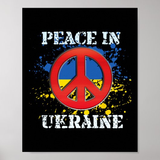 Vrede in Oekraïne Poster (Voorkant)