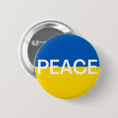 Vrede in Oekraïne Ronde Button 5,7 Cm (Voorkant /achterkant)