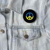 Vrede in Oekraïne Ronde Button 5,7 Cm (In situ)