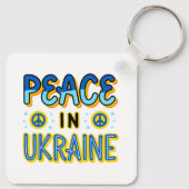Vrede in Oekraïne Sleutelhanger (Achterkant)