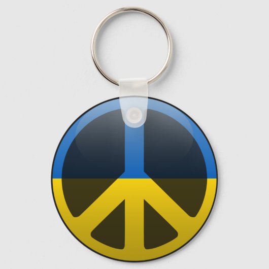 Vrede in Oekraïne Sleutelhanger (Voorkant)