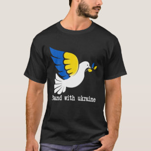 Vrede in Oekraïne. Sta bij Oekraïne. Ondersteuning T-shirt