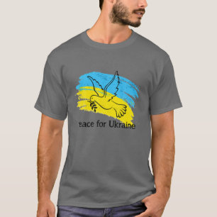 Vrede in Oekraïne. Sta bij Oekraïne. Ondersteuning T-shirt