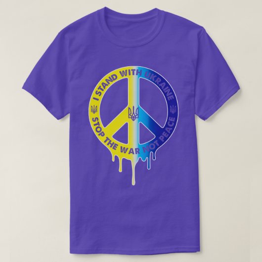 vrede in Oekraïne T-shirt (Design voorkant)