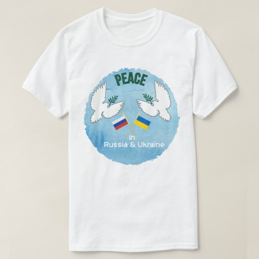 Vrede in Oekraïne T-Shirt (Design voorkant)
