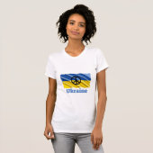 Vrede in Oekraïne - T-Shirt voor vrede en liefde (Voorkant volledig)