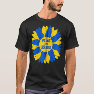 Vrede in Oekraïne ZonnebloemT-shirt voor vrouwen i T-shirt