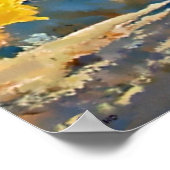 "Vrede in oktober" door Maynard Dixon Poster (Hoek)