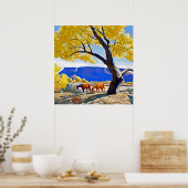 "Vrede in oktober" door Maynard Dixon Poster (Keuken)