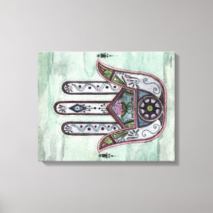 Vrede in onze handen canvas afdruk