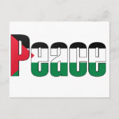 Vrede in Palestina Briefkaart (Voorkant)