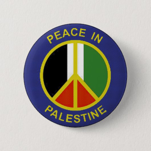 Vrede in Palestina-Button Ronde Button 5,7 Cm (Voorkant)
