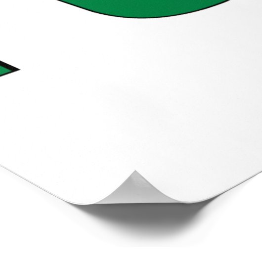 Vrede in Palestina-Poster Poster (Hoek)