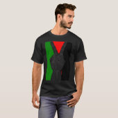 Vrede in Palestina (zwart) T-shirt (Voorkant volledig)