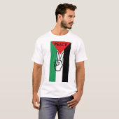 VREDE IN PALESTINE TSHIRT (Voorkant volledig)