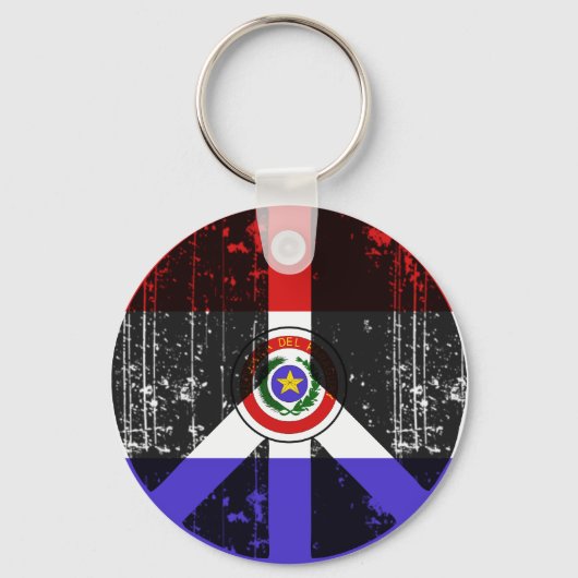 vrede in Paraguay Sleutelhanger (Voorkant)