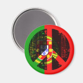 vrede in Portugal Magneet (Voorkant / Achterkant)