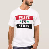 VREDE IN SYRIË T-SHIRT (Voorkant)