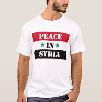 VREDE IN SYRIË T-SHIRT