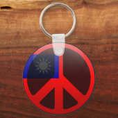 Vrede in Taiwan Sleutelhanger (Voorkant)