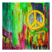 Vrede in Times Square Perfect Poster (Voorkant)