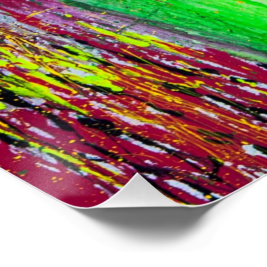 Vrede in Times Square Perfect Poster (Hoek)