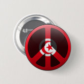 Vrede in Tunesië Ronde Button 5,7 Cm (Voorkant /achterkant)