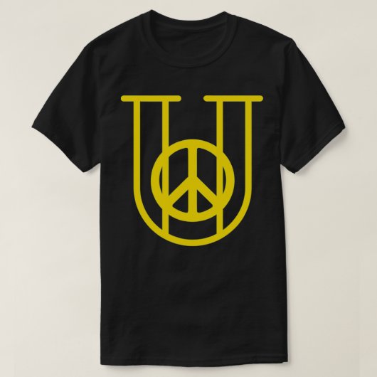 VREDE IN U Rebus T-shirt (Design voorkant)