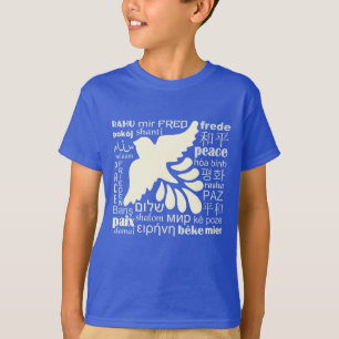 VREDE in veel talen shirten en jassen T-shirt