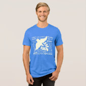 VREDE in veel talen shirten en jassen Tri-Blend Shirt (Voorkant volledig)