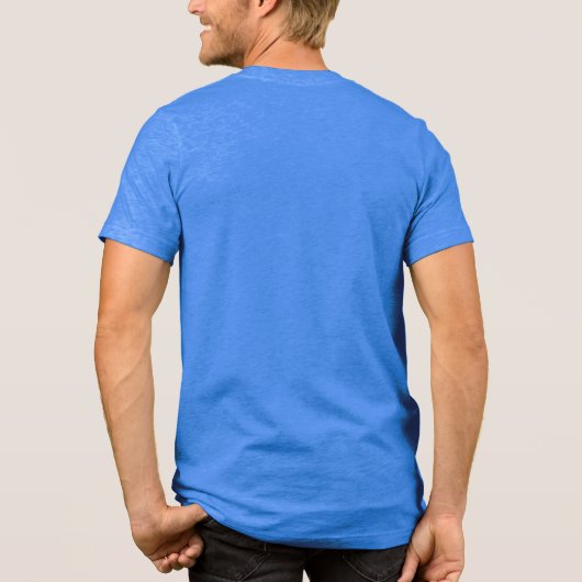 VREDE in veel talen shirten en jassen Tri-Blend Shirt (Achterkant)