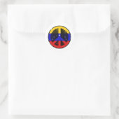 Vrede in Venezuela Ronde Sticker (Tas)