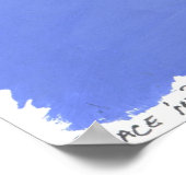 Vrede in zwart-wit poster (Hoek)