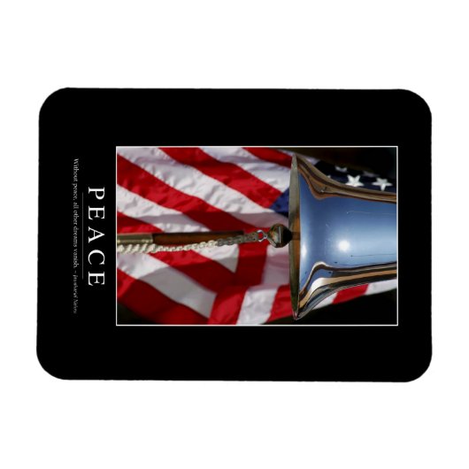 Vrede: Inspirerend prijsopgave 1 Magneet (Horizontaal)