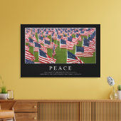 Vrede: Inspirerend prijsopgave 2 Canvas Afdruk (Insitu (Woonkamer))