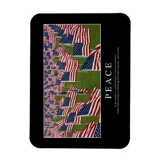 Vrede: Inspirerend prijsopgave 2 Magneet (Verticaal)