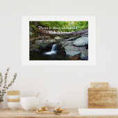 Vrede is altijd mooi poster (Keuken)