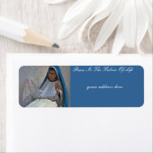 vrede is de structuur van het leven etiket (Insitu)