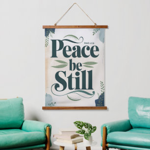 Vrede is een Christelijke muur Hangend Wandkleed