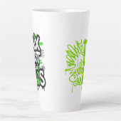 Vrede is een keuze latte mok (Voorkant)