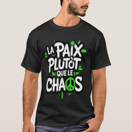 Vrede is een keuze t-shirt (Voorkant)