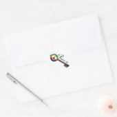 Vrede is essentieel ster sticker (Envelop)