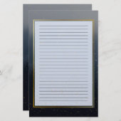 Vrede is Gouden Gevoerde Briefpapier (Voorkant / Achterkant)